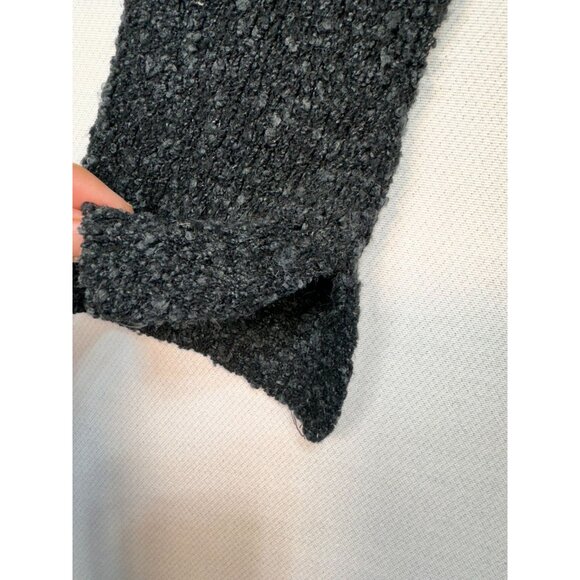 Cotton Emporium Womens Long Sleeve Knit Sweater Large Dark Gray - Picture 5 of 10